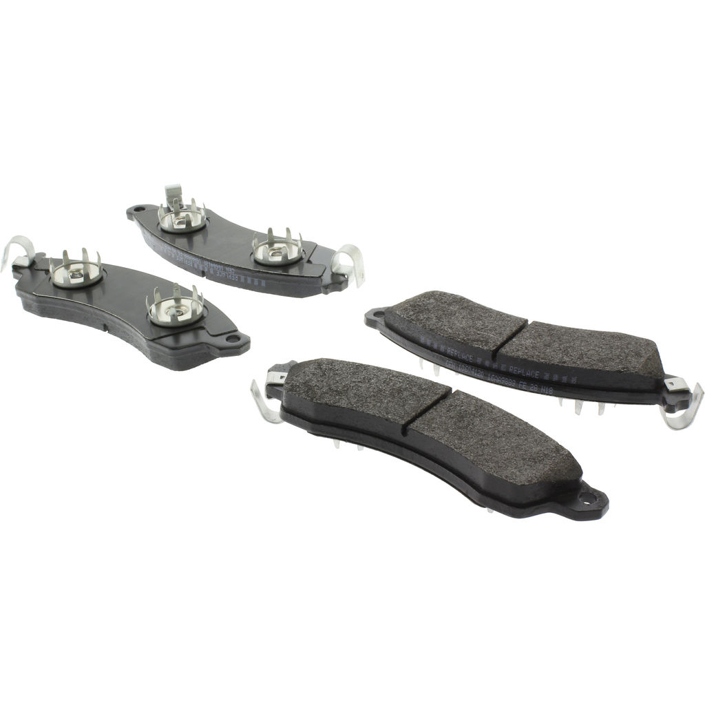 Posi Quiet Extended Wear Disc Brake Pad, with Shims and Hardware, 2-Wheel Set