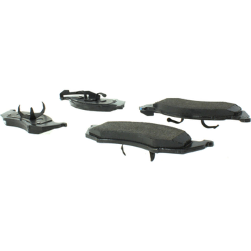 Posi Quiet Extended Wear Disc Brake Pad, with Shims and Hardware, 2-Wheel Set