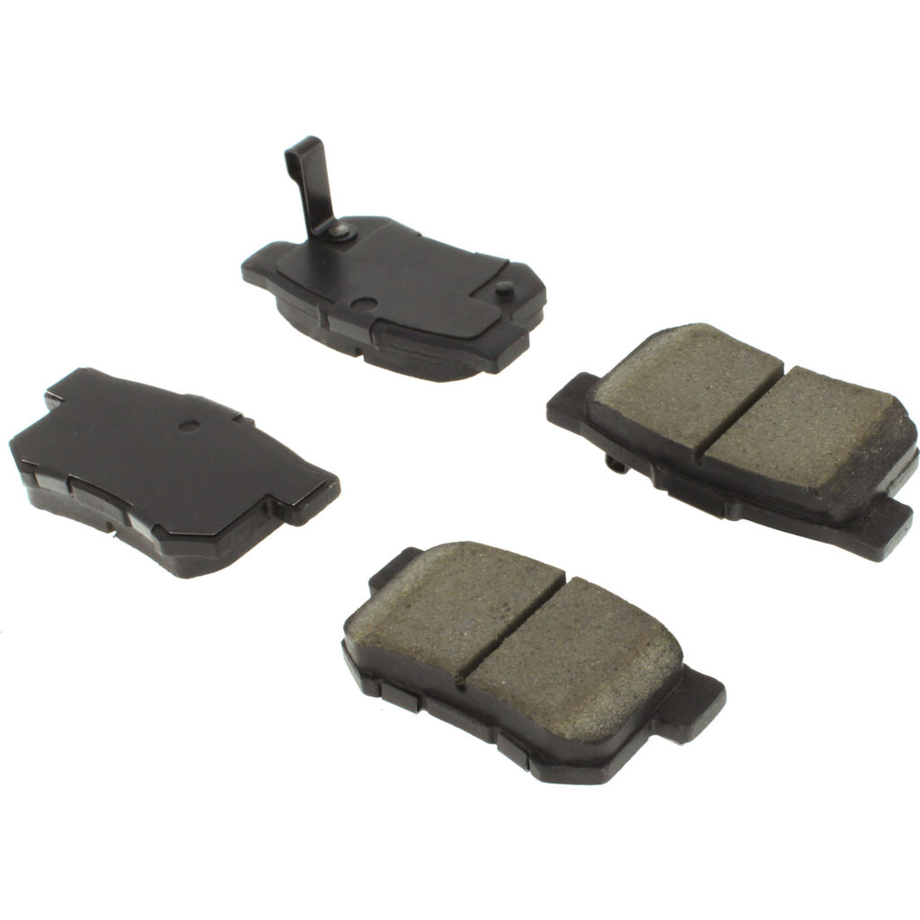 Posi Quiet Extended Wear Disc Brake Pad, with Shims and Hardware, 2-Wheel Set
