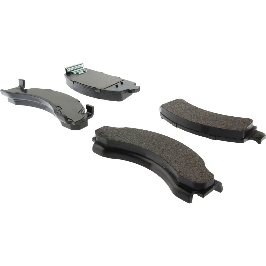 Posi Quiet Extended Wear Disc Brake Pad, with Shims and Hardware, 2-Wheel Set
