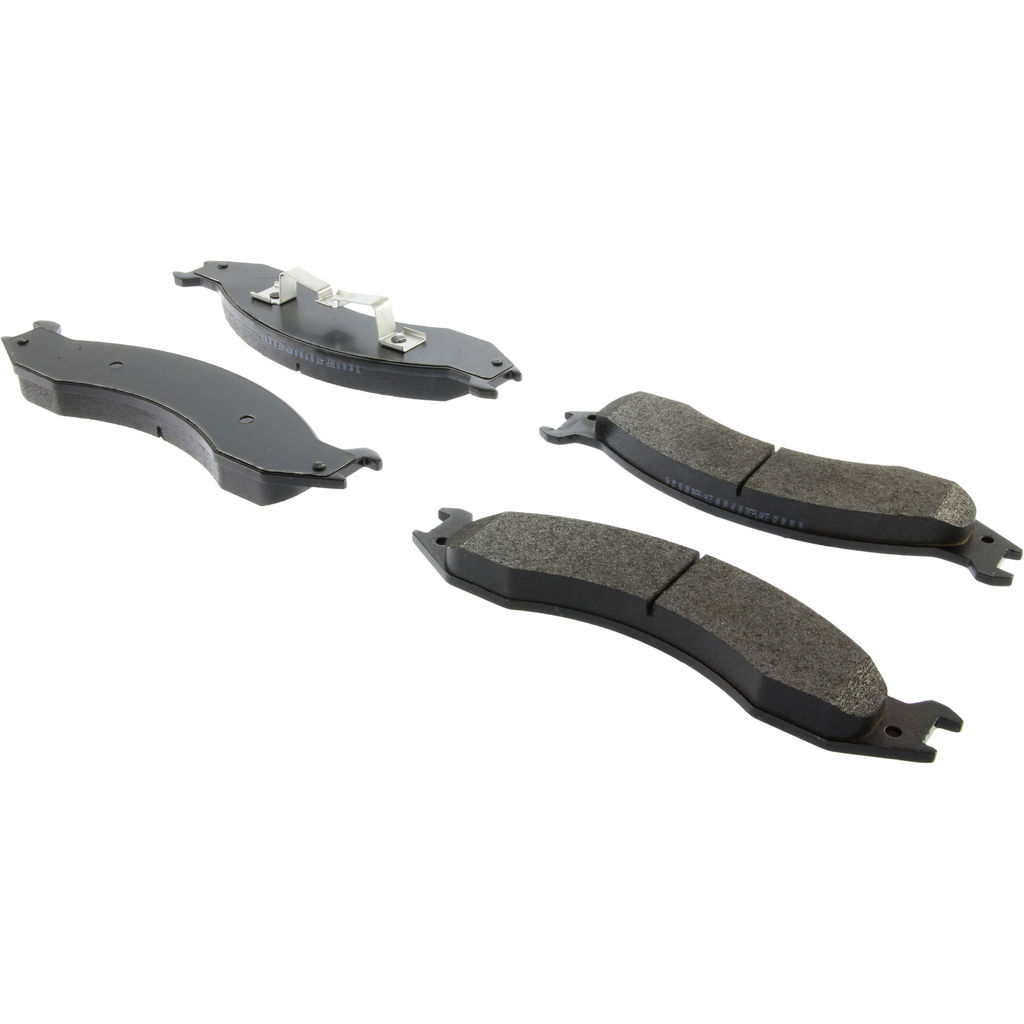 Centric 106.05570 - Posi Quiet Extended Wear Disc Brake Pad, with Shims and Hardware, 2-Wheel Set