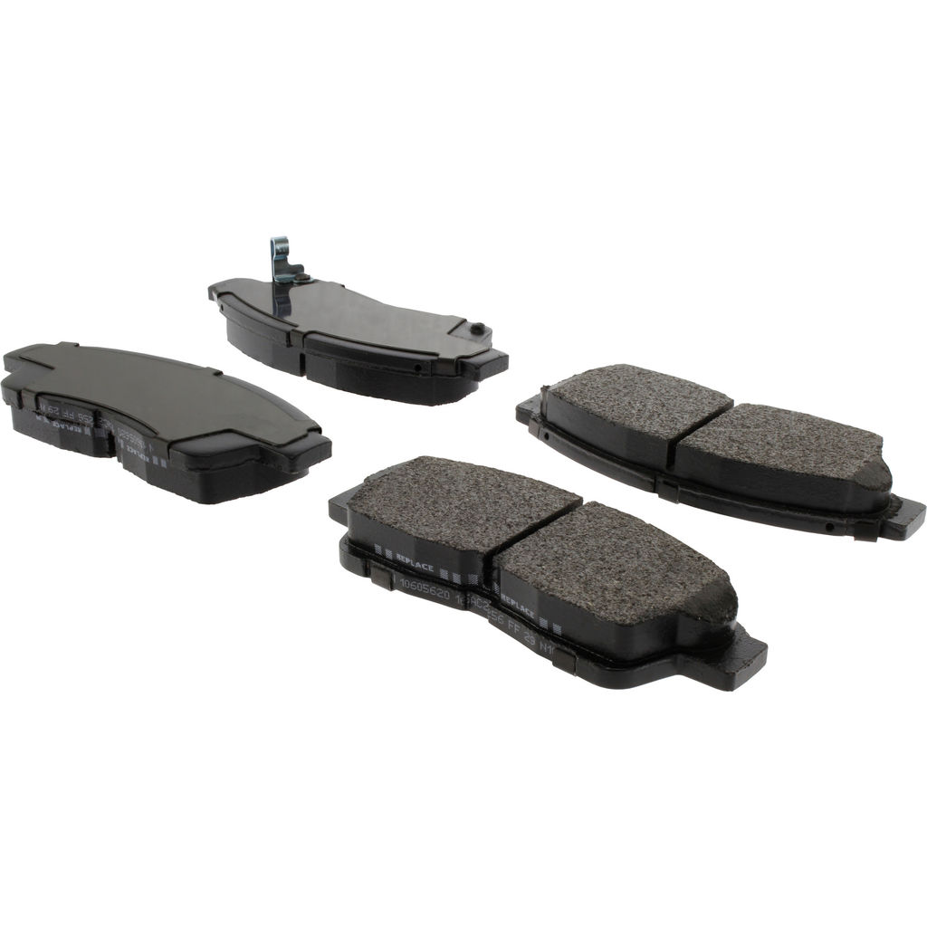 Posi Quiet Extended Wear Disc Brake Pad, with Shims and Hardware, 2-Wheel Set