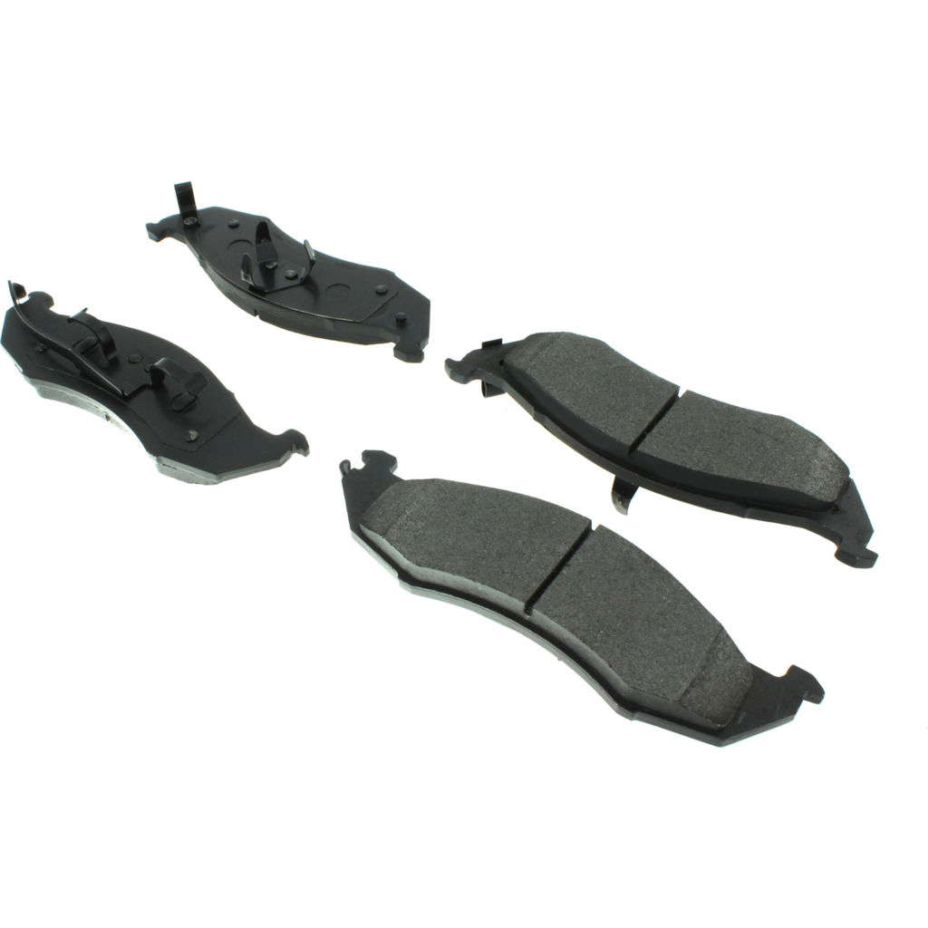 Posi Quiet Extended Wear Disc Brake Pad, with Shims and Hardware, 2-Wheel Set