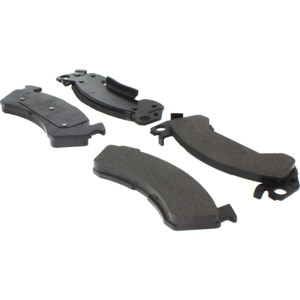 Posi Quiet Extended Wear Disc Brake Pad, with Shims and Hardware, 2-Wheel Set