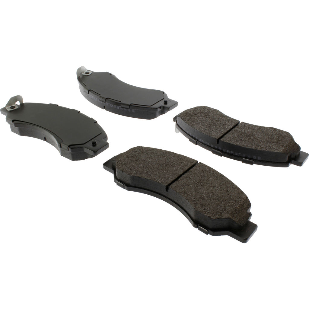 Posi Quiet Extended Wear Disc Brake Pad, with Shims and Hardware, 2-Wheel Set