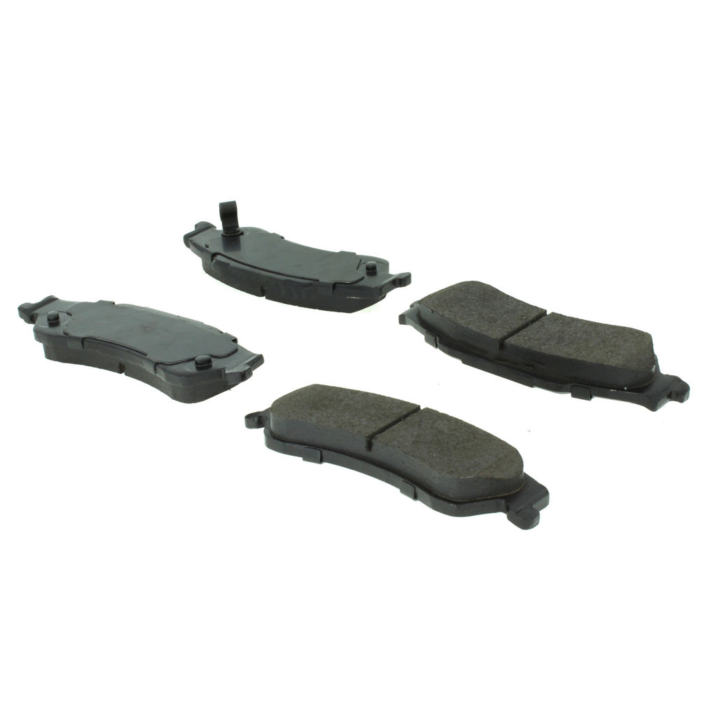 Posi Quiet Extended Wear Disc Brake Pad, with Shims and Hardware, 2-Wheel Set