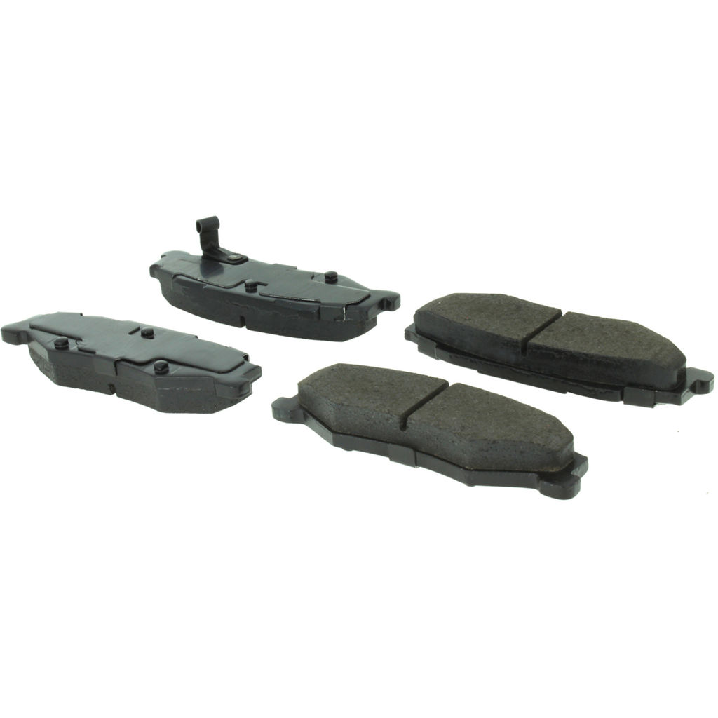 Posi Quiet Extended Wear Disc Brake Pad, with Shims and Hardware, 2-Wheel Set