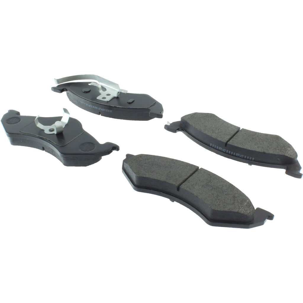 Posi Quiet Extended Wear Disc Brake Pad, with Shims and Hardware, 2-Wheel Set