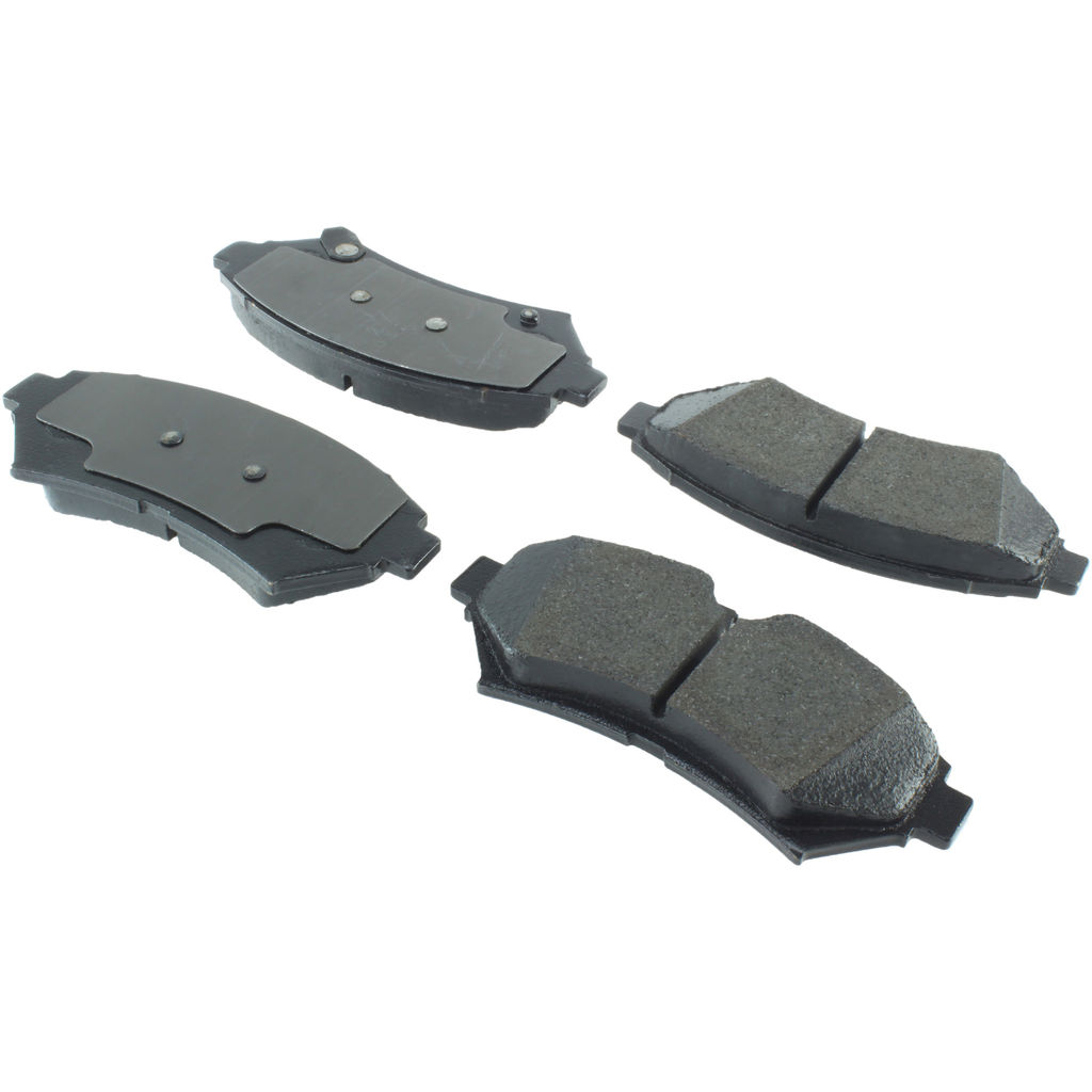 Posi Quiet Extended Wear Disc Brake Pad, with Shims and Hardware, 2-Wheel Set