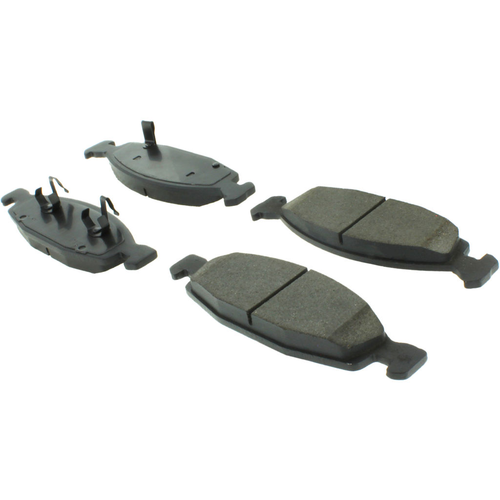 Posi Quiet Extended Wear Disc Brake Pad, with Shims and Hardware, 2-Wheel Set