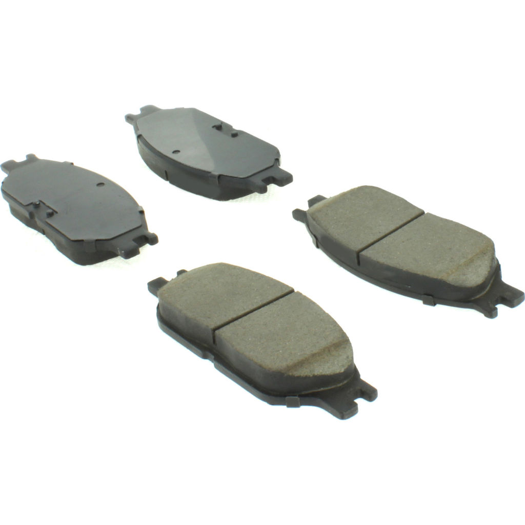 Posi Quiet Extended Wear Disc Brake Pad, with Shims and Hardware, 2-Wheel Set