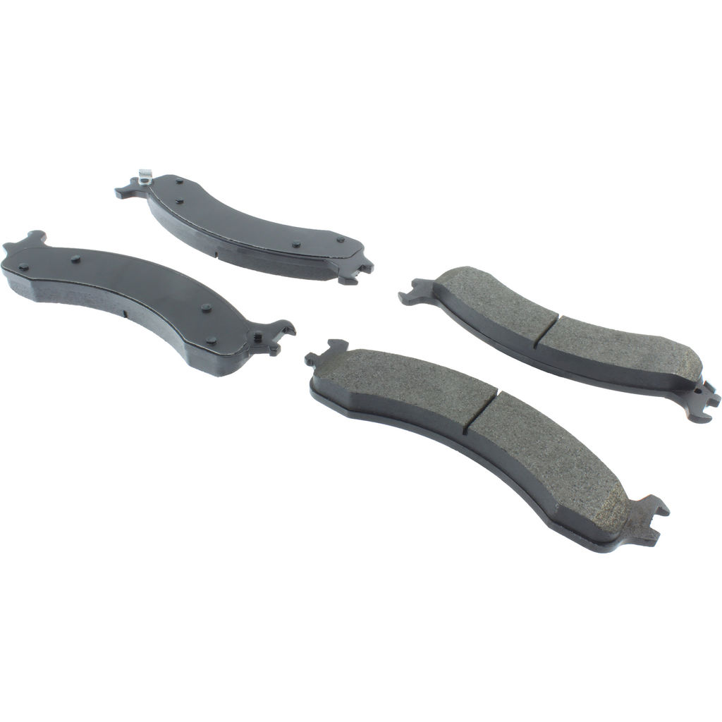 Posi Quiet Extended Wear Disc Brake Pad, with Shims and Hardware, 2-Wheel Set