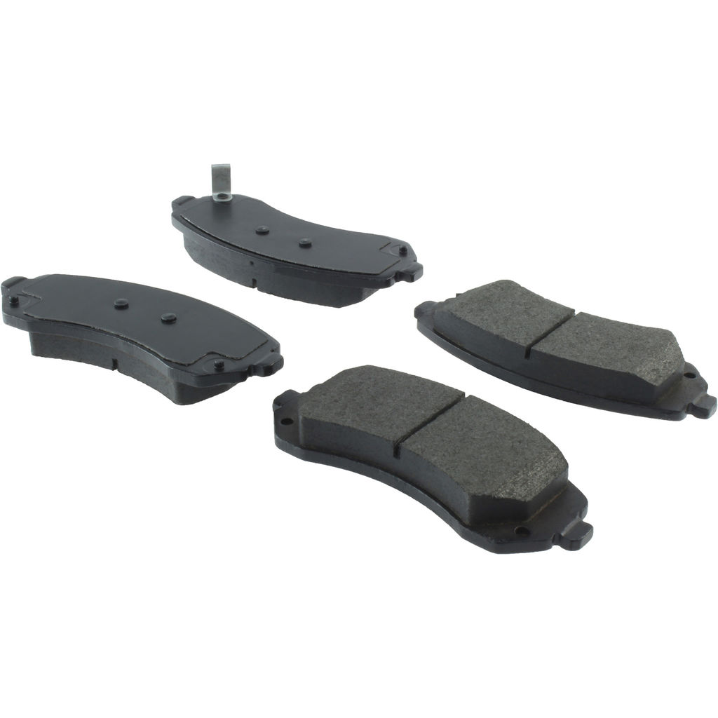 Posi Quiet Extended Wear Disc Brake Pad, with Shims and Hardware, 2-Wheel Set