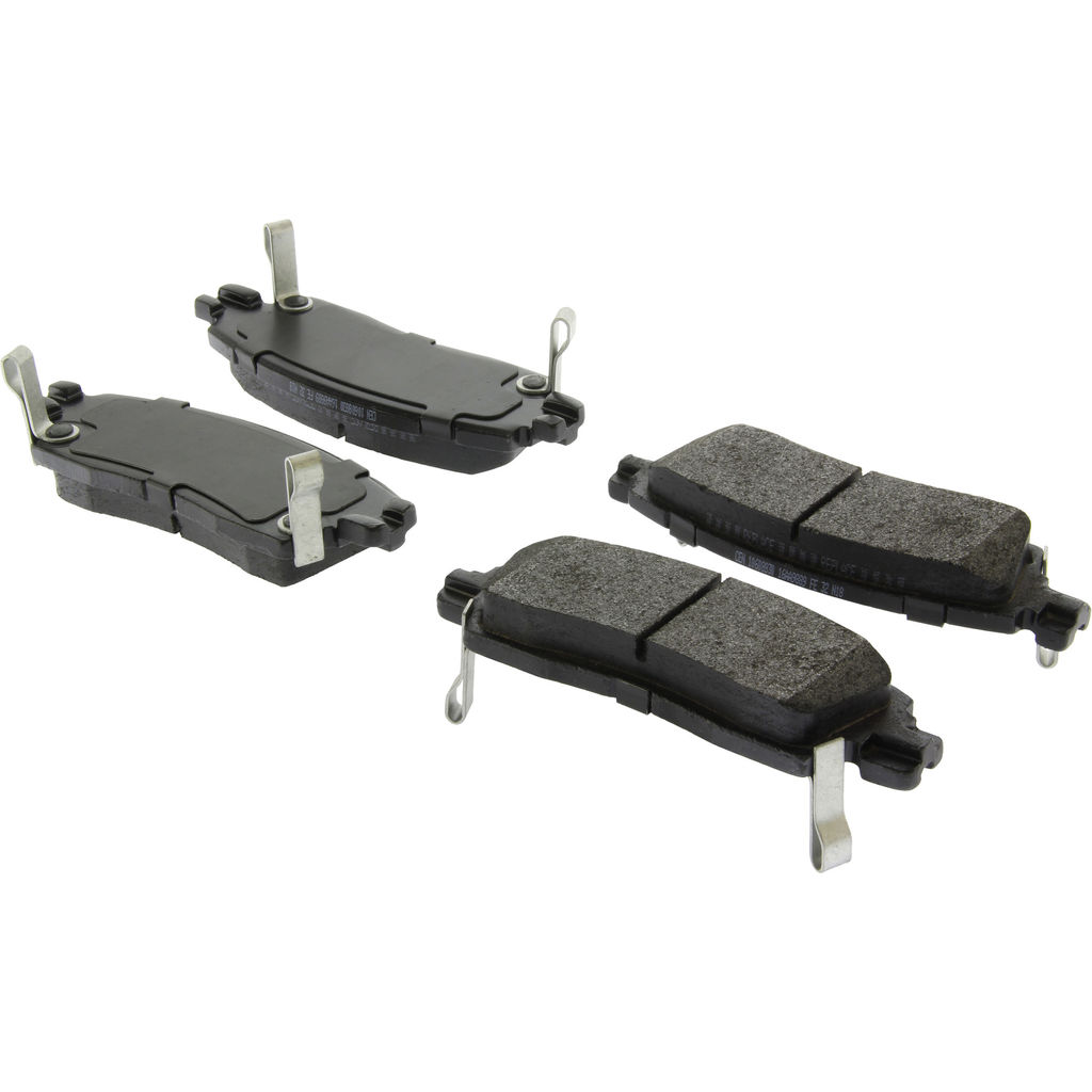 Posi Quiet Extended Wear Disc Brake Pad, with Shims and Hardware, 2-Wheel Set