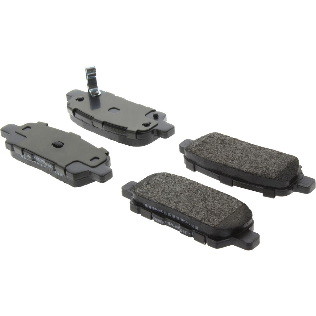 Posi Quiet Extended Wear Disc Brake Pad, with Shims and Hardware, 2-Wheel Set