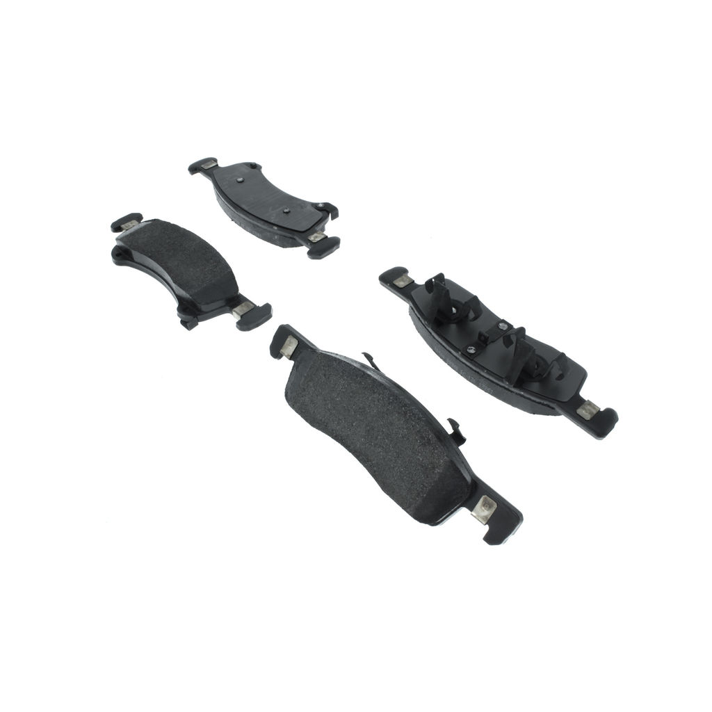 Posi Quiet Extended Wear Disc Brake Pad, with Shims and Hardware, 2-Wheel Set