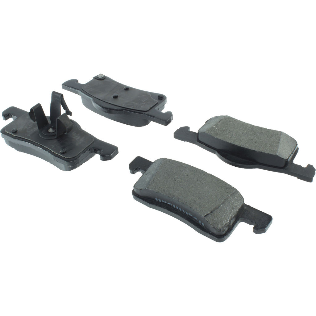 Posi Quiet Extended Wear Disc Brake Pad, with Shims and Hardware, 2-Wheel Set