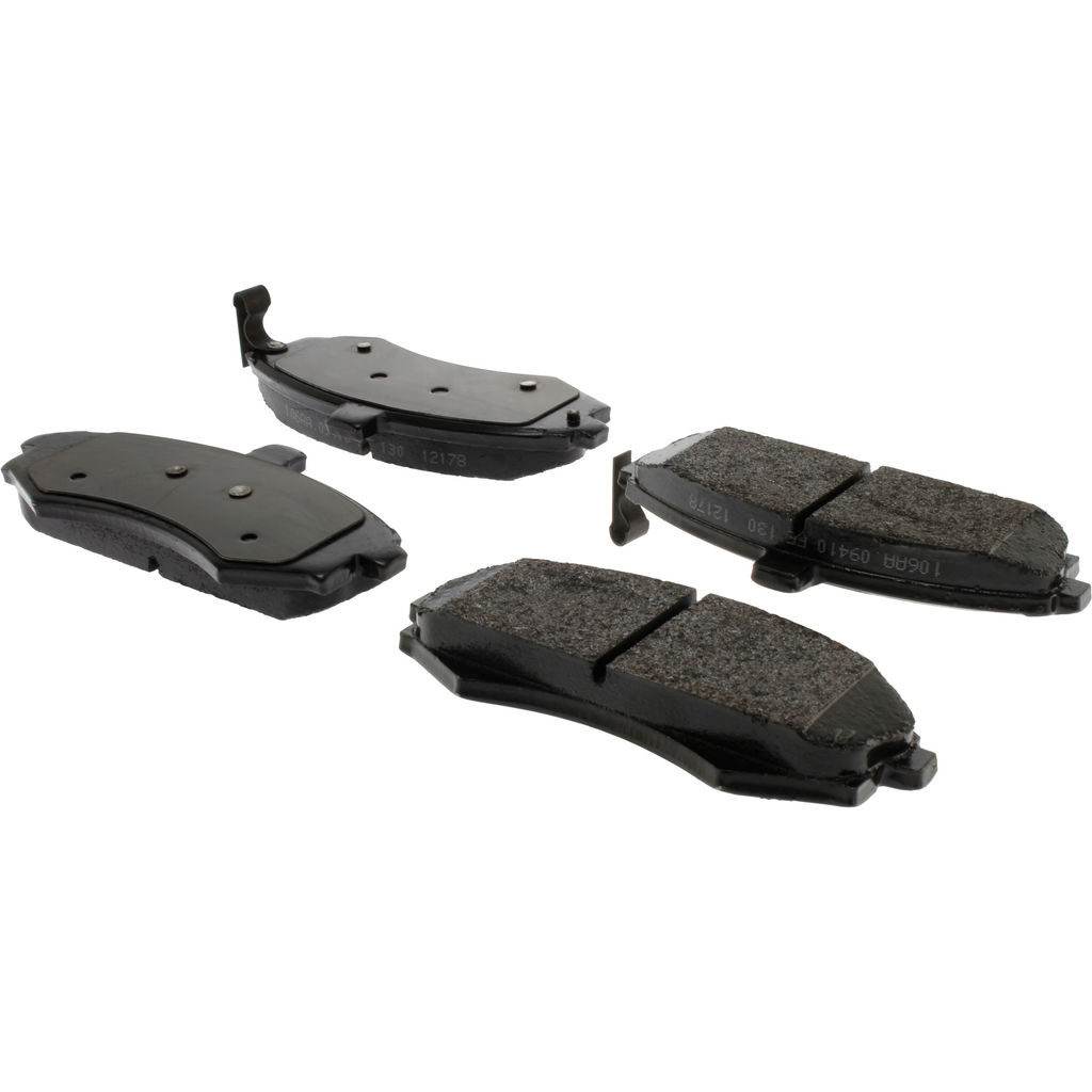 Posi Quiet Extended Wear Disc Brake Pad, with Shims and Hardware, 2-Wheel Set