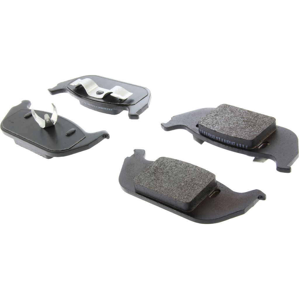 Posi Quiet Extended Wear Disc Brake Pad, with Shims and Hardware, 2-Wheel Set