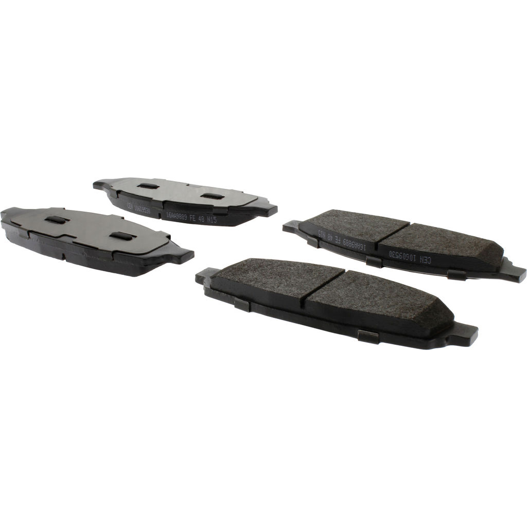 Posi Quiet Extended Wear Disc Brake Pad, with Shims and Hardware, 2-Wheel Set