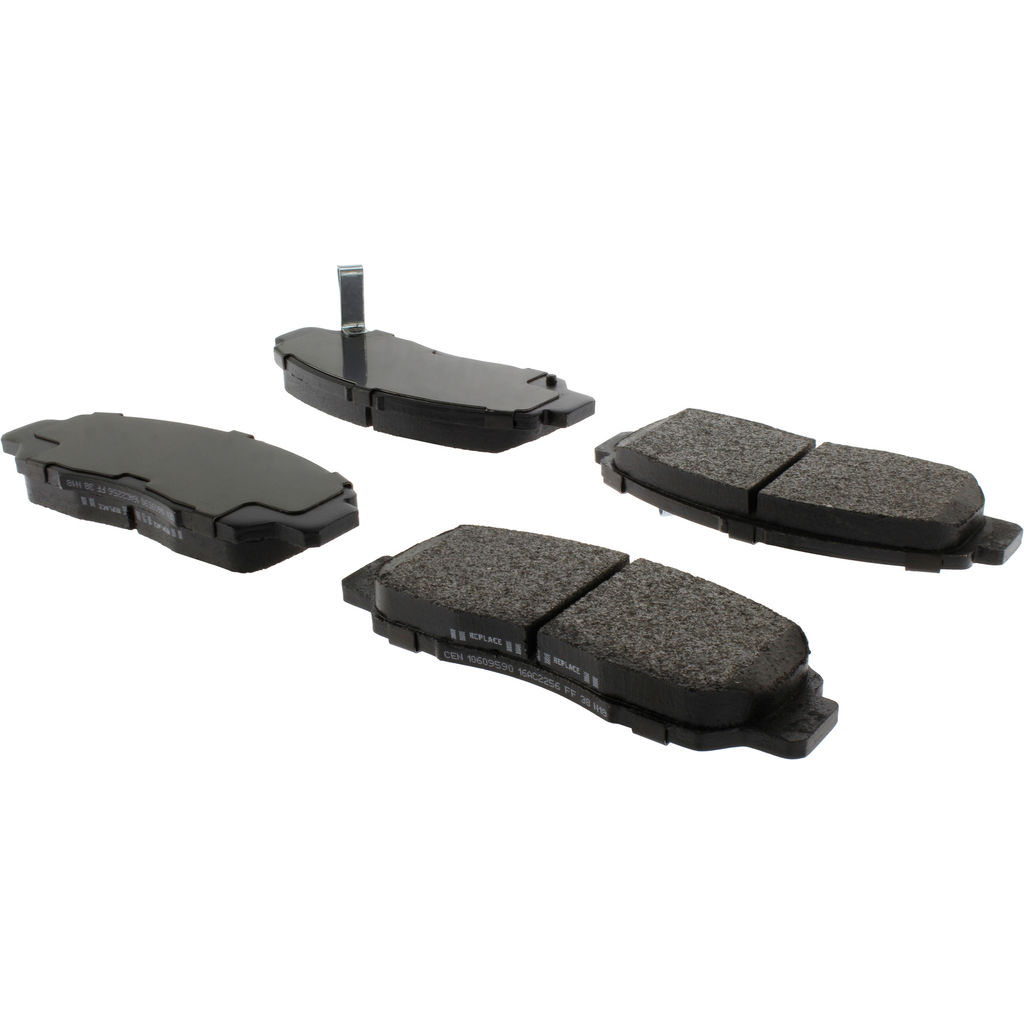 Posi Quiet Extended Wear Disc Brake Pad, with Shims and Hardware, 2-Wheel Set