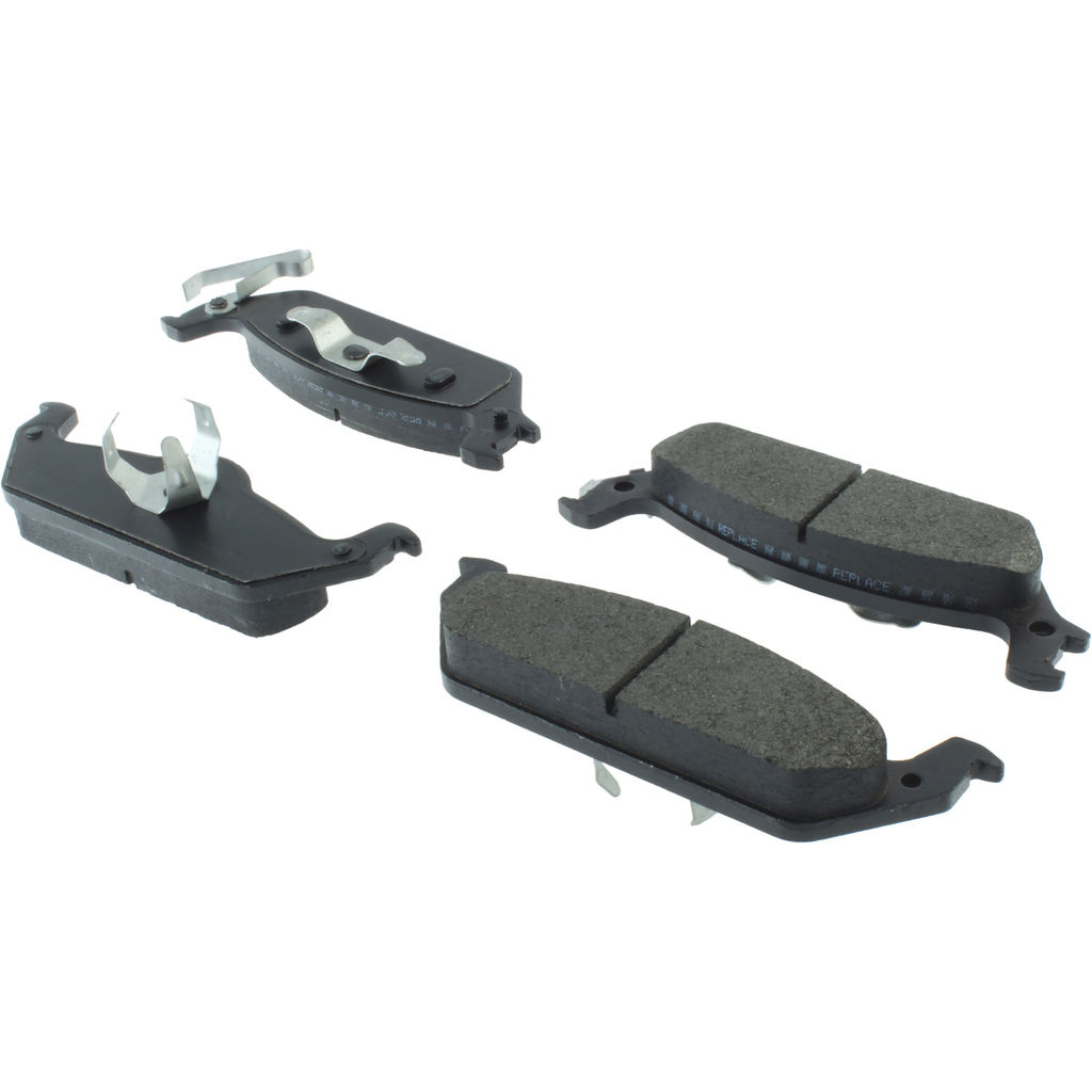 Posi Quiet Extended Wear Disc Brake Pad, with Shims and Hardware, 2-Wheel Set