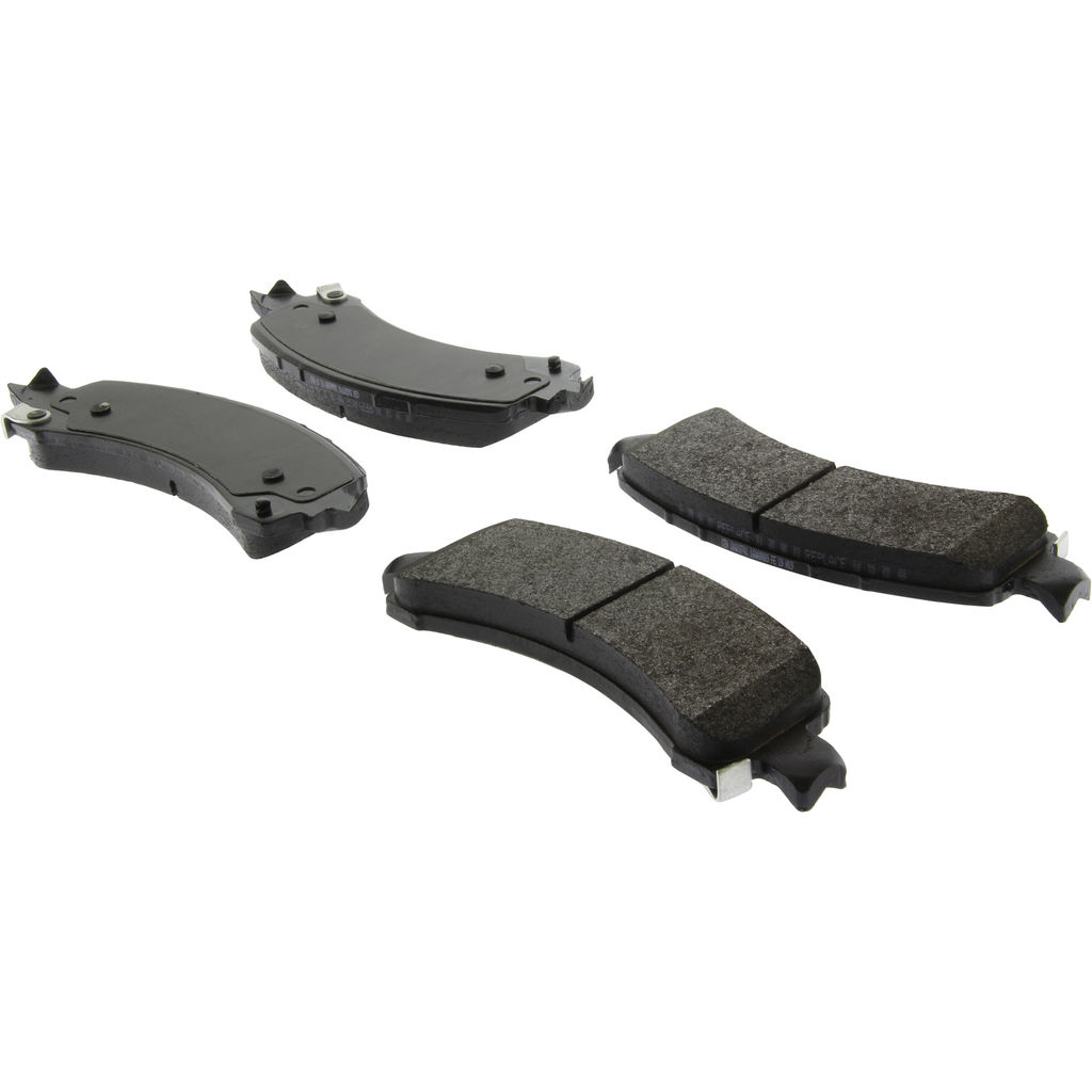 Posi Quiet Extended Wear Disc Brake Pad, with Shims and Hardware, 2-Wheel Set