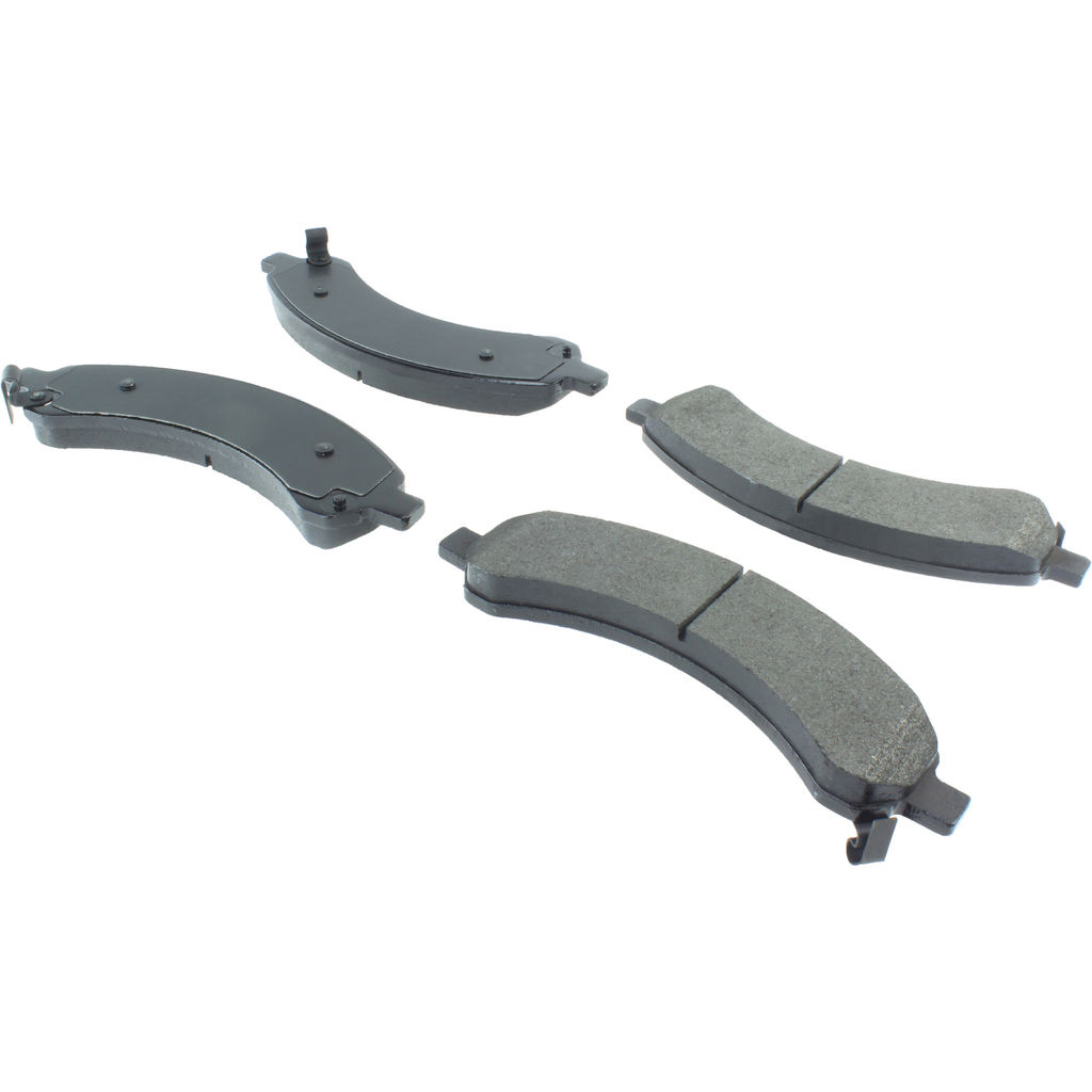Posi Quiet Extended Wear Disc Brake Pad, with Shims and Hardware, 2-Wheel Set