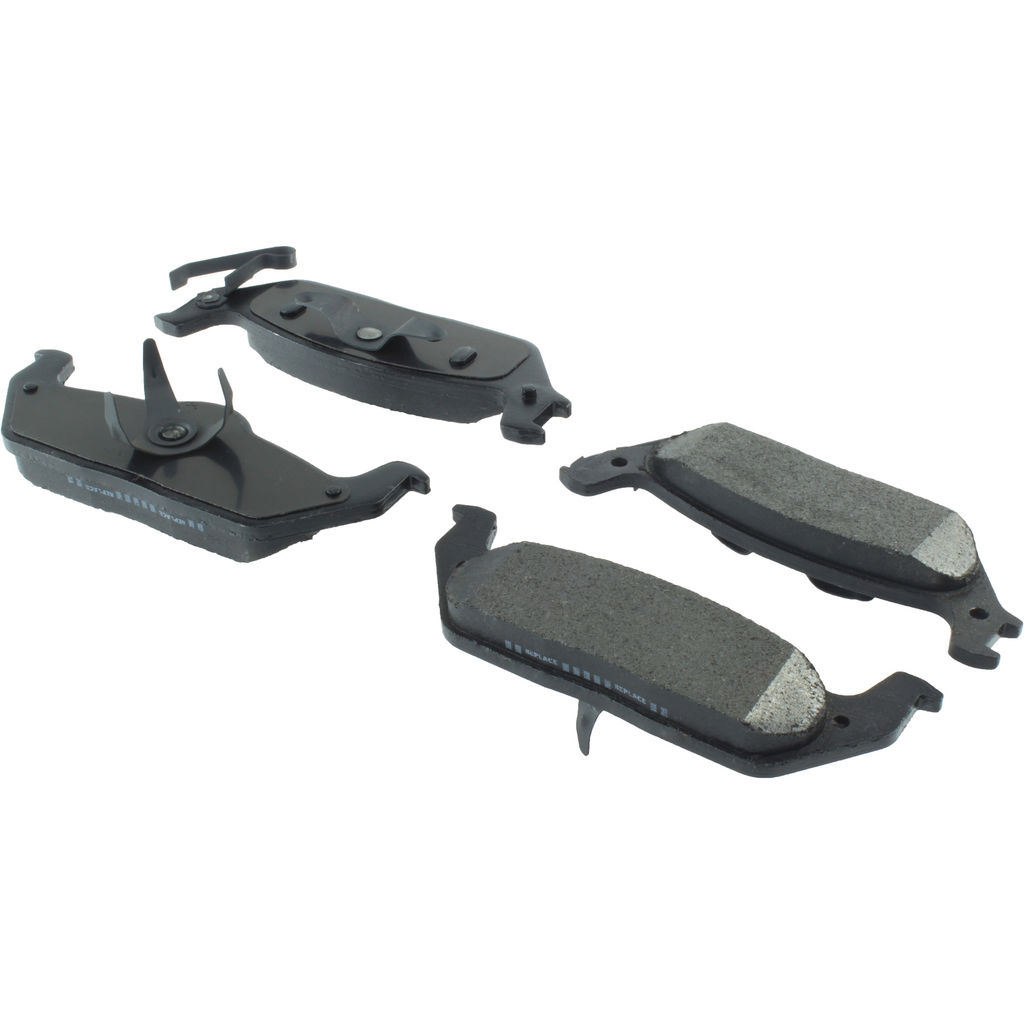 Posi Quiet Extended Wear Disc Brake Pad, with Shims and Hardware, 2-Wheel Set