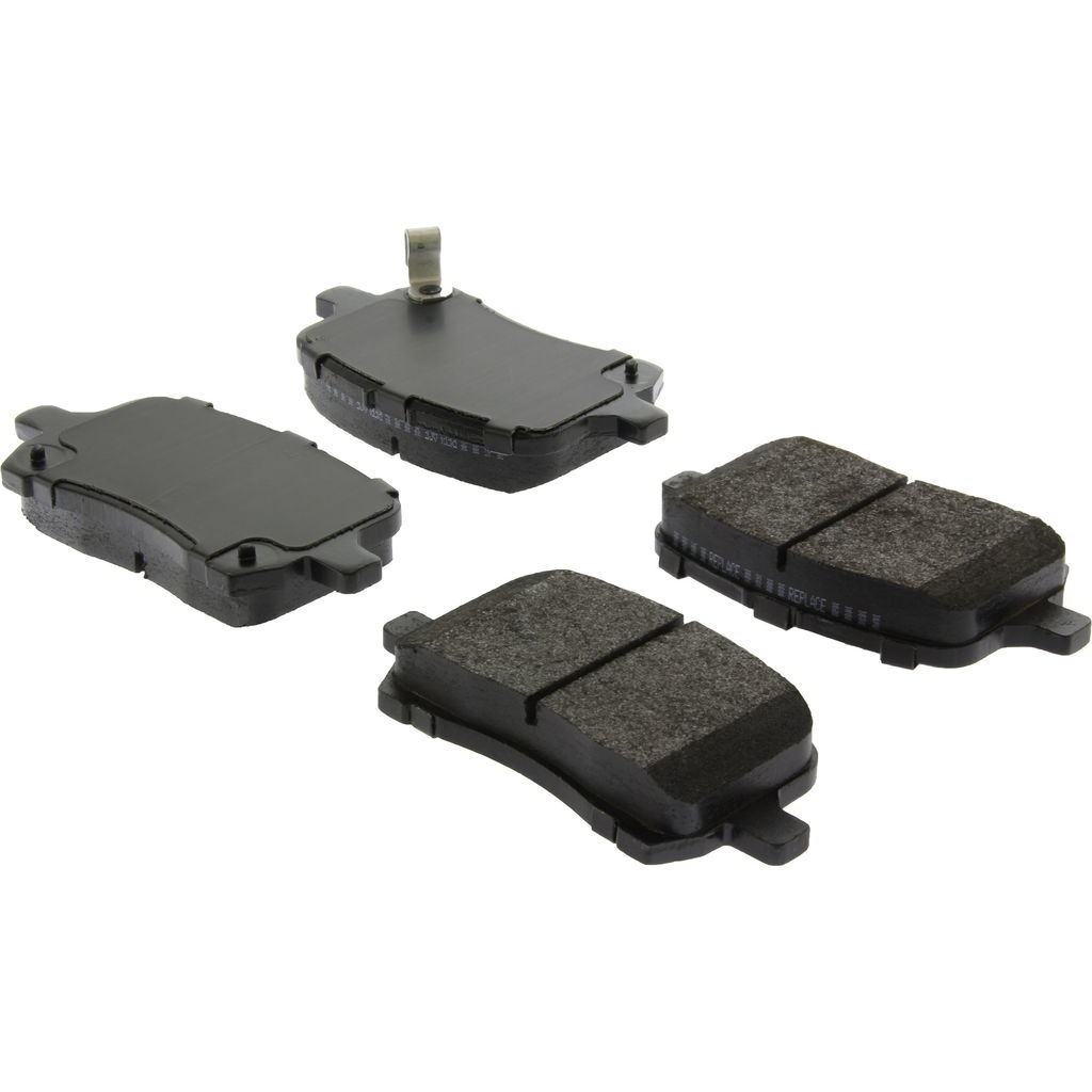 Posi Quiet Extended Wear Disc Brake Pad, with Shims and Hardware, 2-Wheel Set