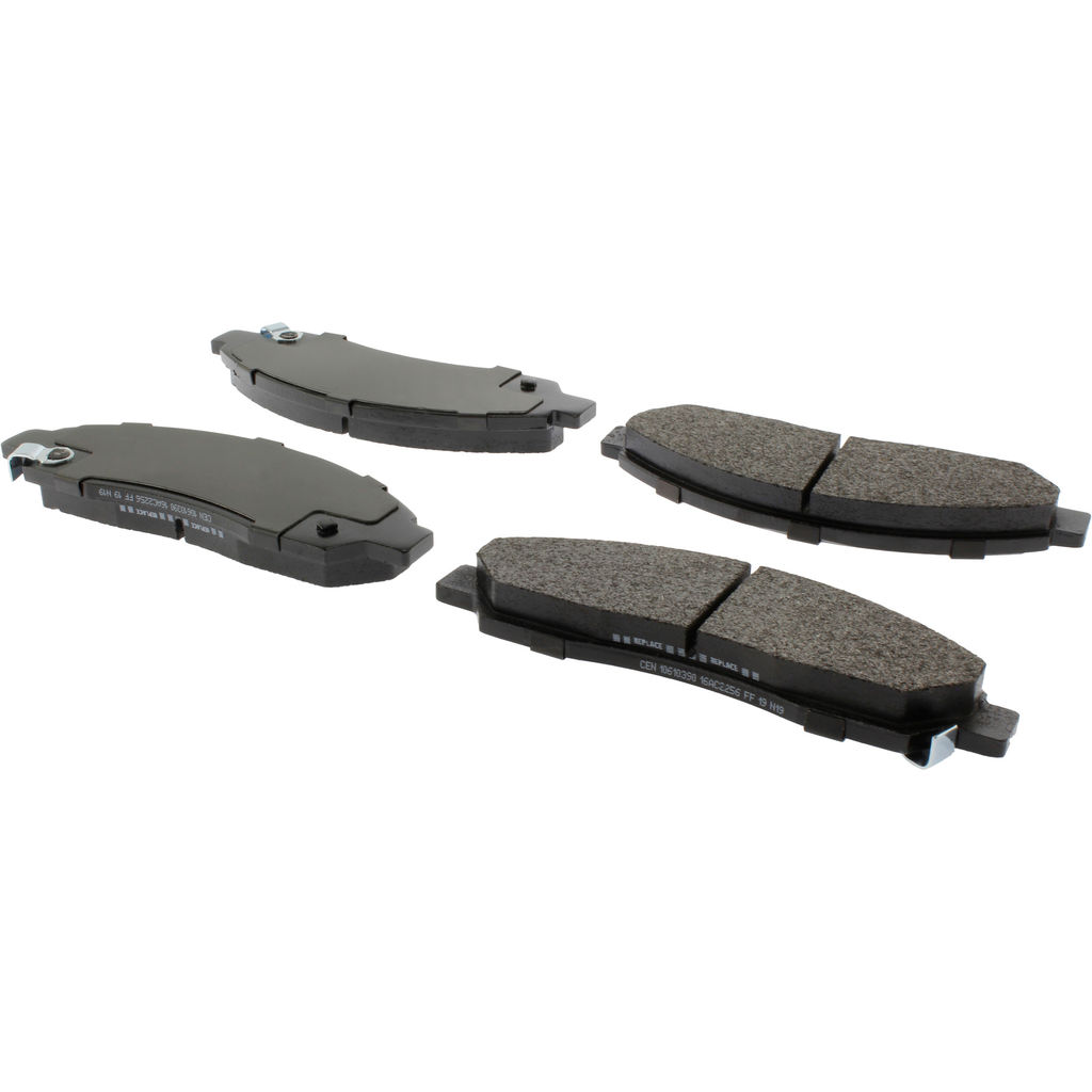 Posi Quiet Extended Wear Disc Brake Pad, with Shims and Hardware, 2-Wheel Set