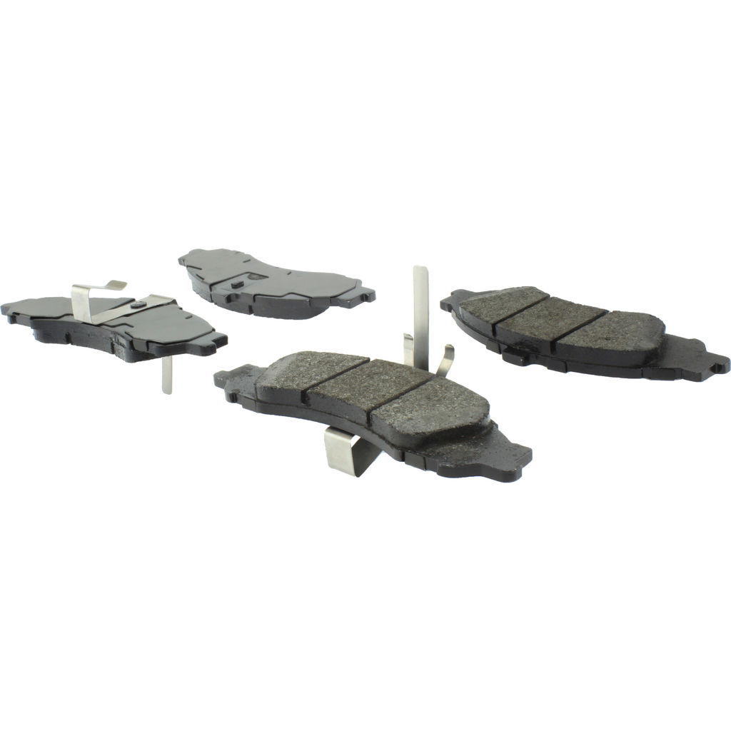 Posi Quiet Extended Wear Disc Brake Pad, with Shims and Hardware, 2-Wheel Set