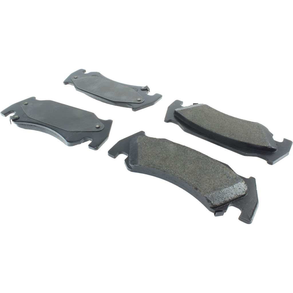 Posi Quiet Extended Wear Disc Brake Pad, with Shims and Hardware, 2-Wheel Set