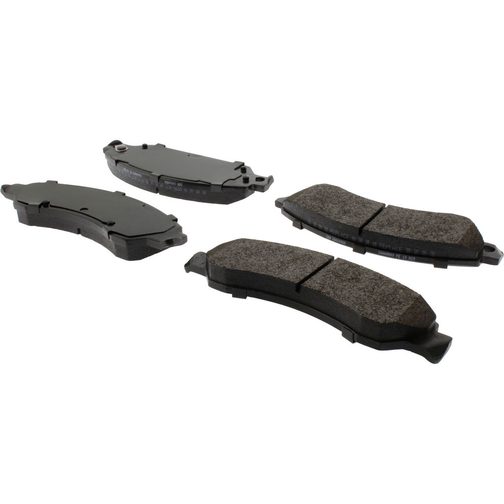 Posi Quiet Extended Wear Disc Brake Pad, with Shims and Hardware, 2-Wheel Set