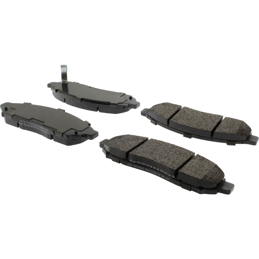 Posi Quiet Extended Wear Disc Brake Pad, with Shims and Hardware, 2-Wheel Set