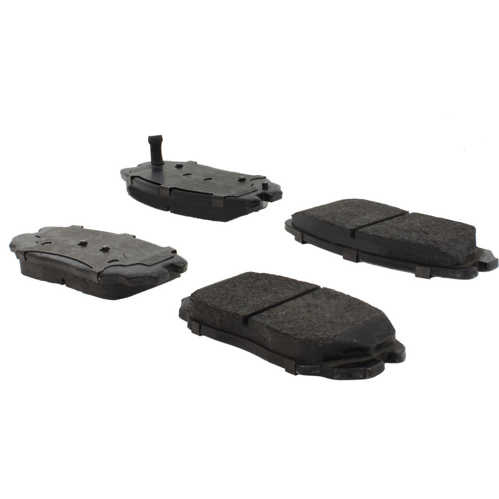 Posi Quiet Extended Wear Disc Brake Pad, with Shims and Hardware, 2-Wheel Set