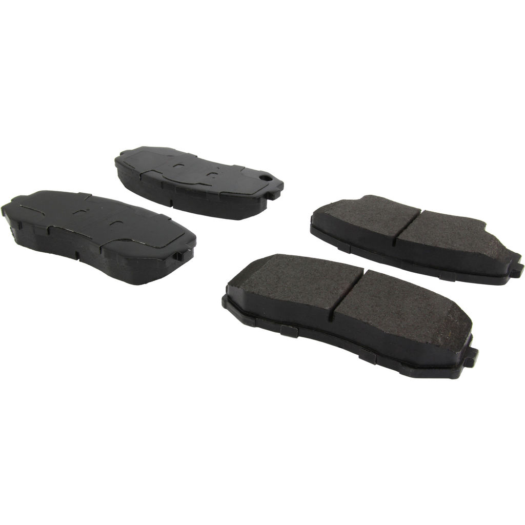Posi Quiet Extended Wear Disc Brake Pad, with Shims and Hardware, 2-Wheel Set