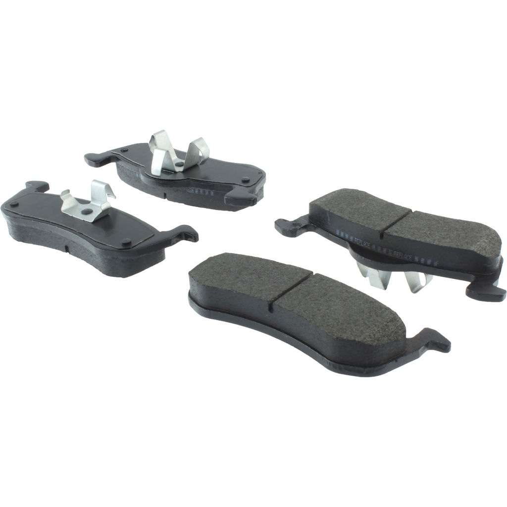 Posi Quiet Extended Wear Disc Brake Pad, with Shims and Hardware, 2-Wheel Set