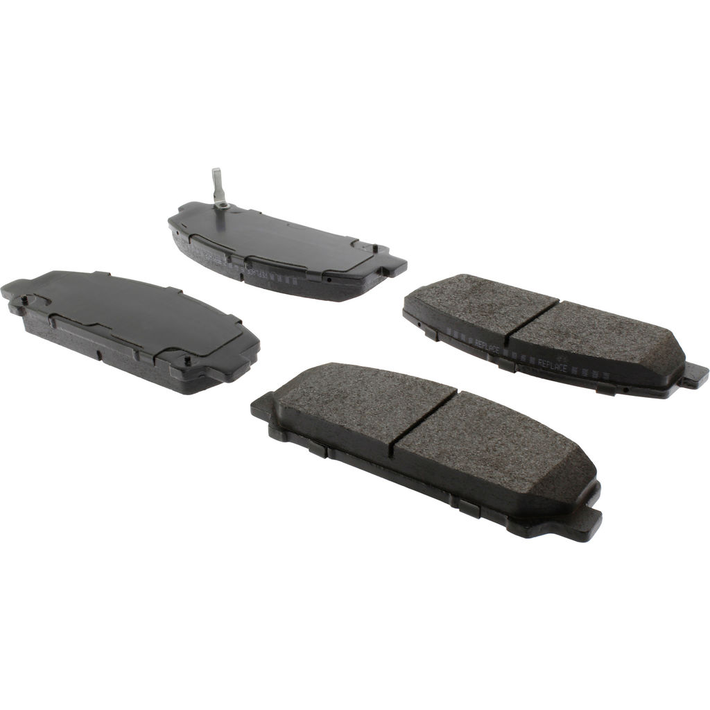 Posi Quiet Extended Wear Disc Brake Pad, with Shims and Hardware, 2-Wheel Set