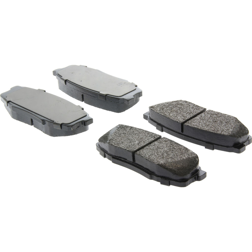 Posi Quiet Extended Wear Disc Brake Pad, with Shims and Hardware, 2-Wheel Set