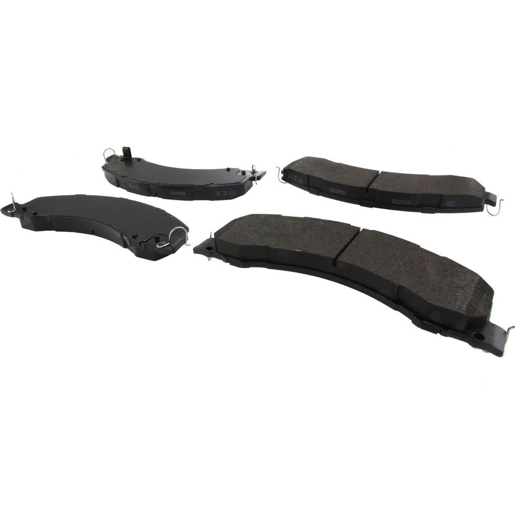 Posi Quiet Extended Wear Disc Brake Pad, with Shims and Hardware, 2-Wheel Set