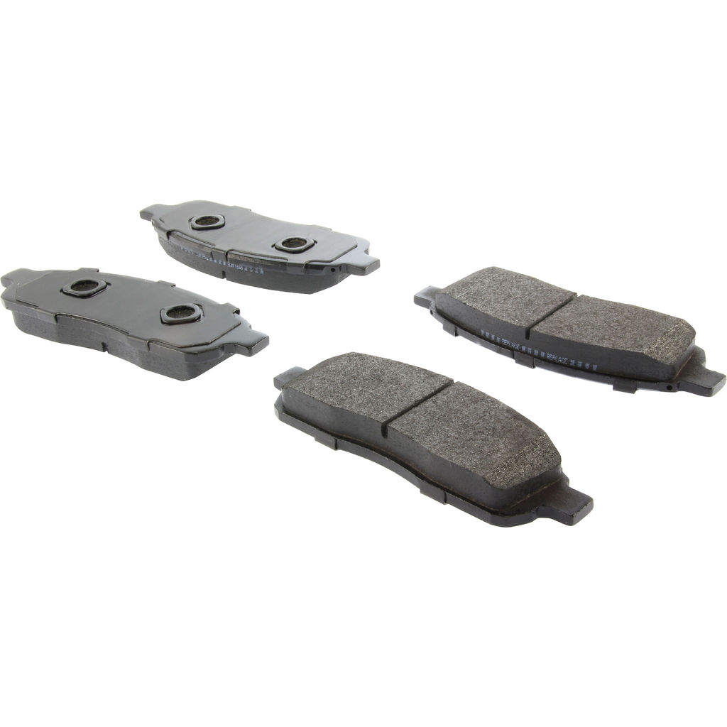Posi Quiet Extended Wear Disc Brake Pad, with Shims and Hardware, 2-Wheel Set