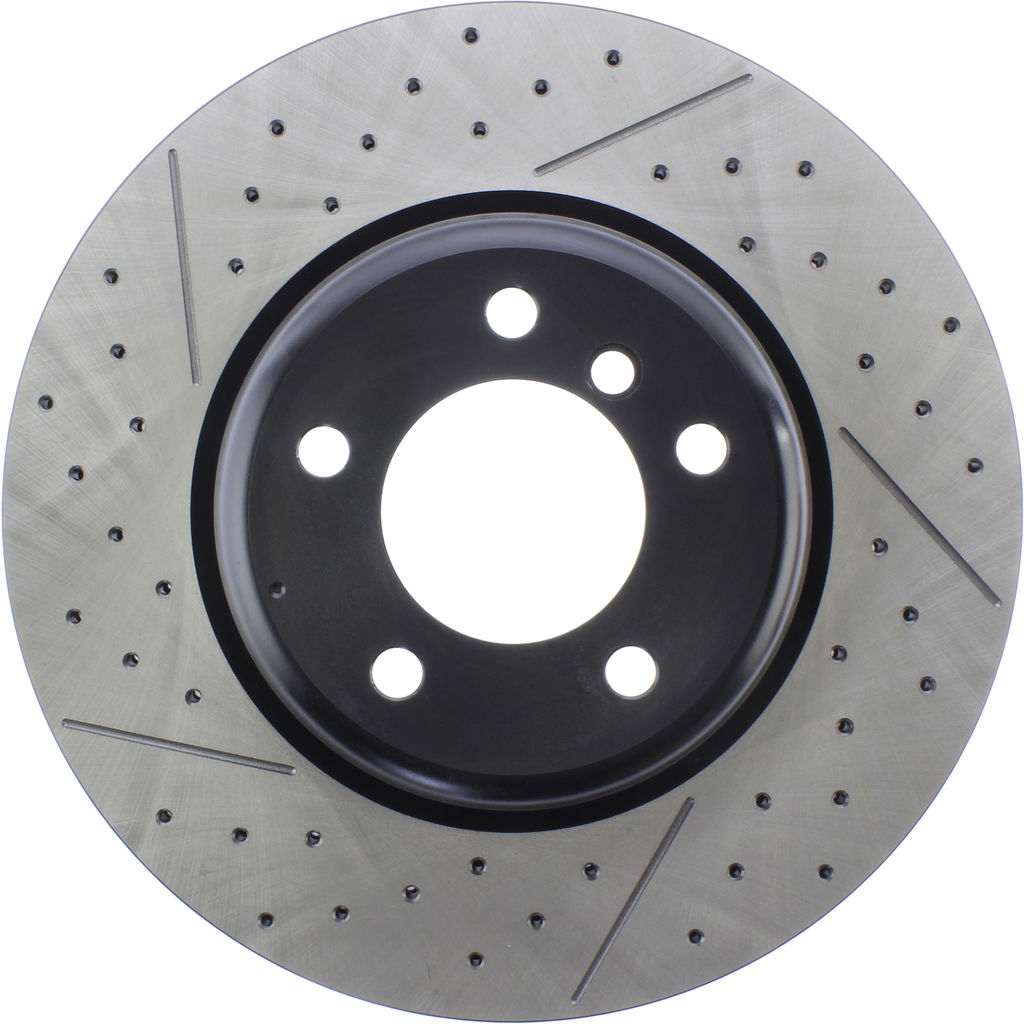 Centric 127.34104 - Premium OE Style Drilled and Slotted Disc Brake Rotor