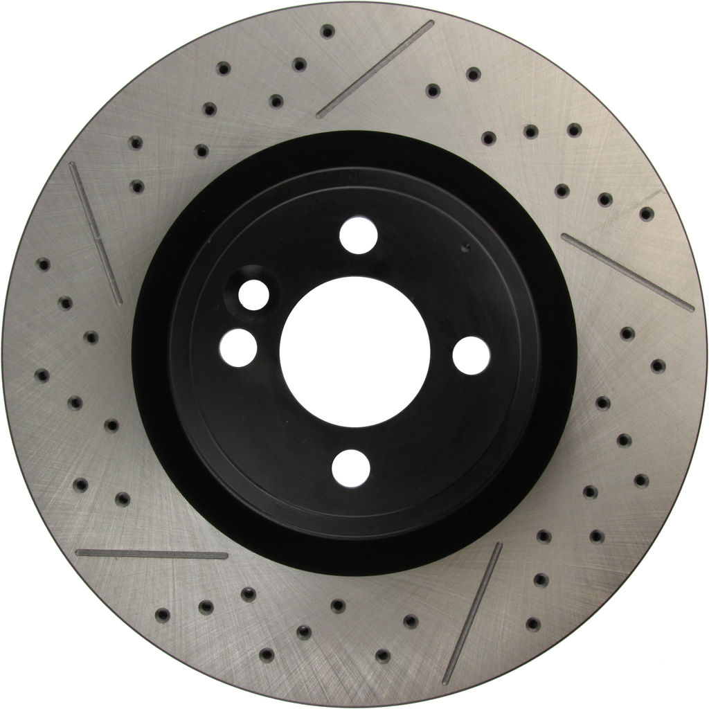 Centric 127.34114 - Premium OE Style Drilled and Slotted Disc Brake Rotor