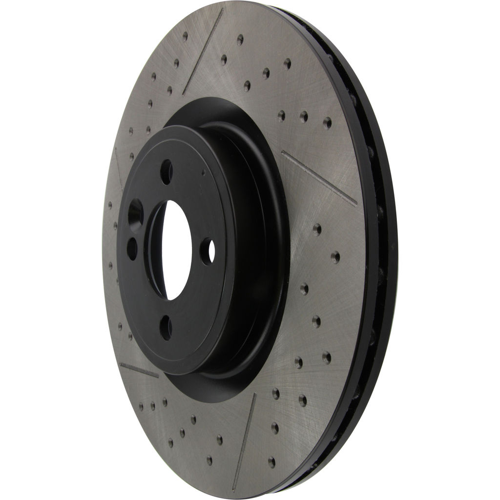 Centric 127.34114 - Premium OE Style Drilled and Slotted Disc Brake Rotor