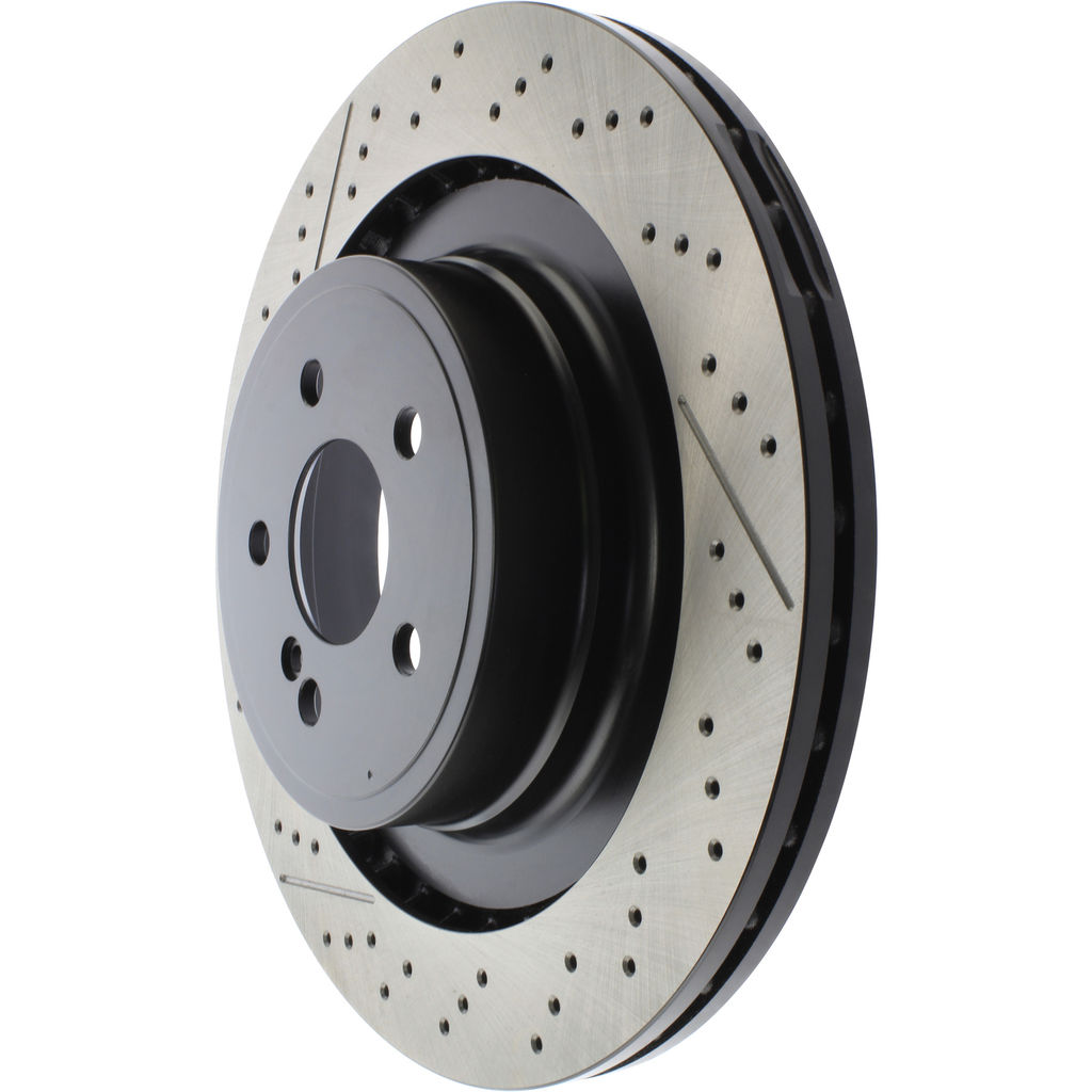 Centric 127.35121 - Premium OE Style Drilled and Slotted Disc Brake Rotor