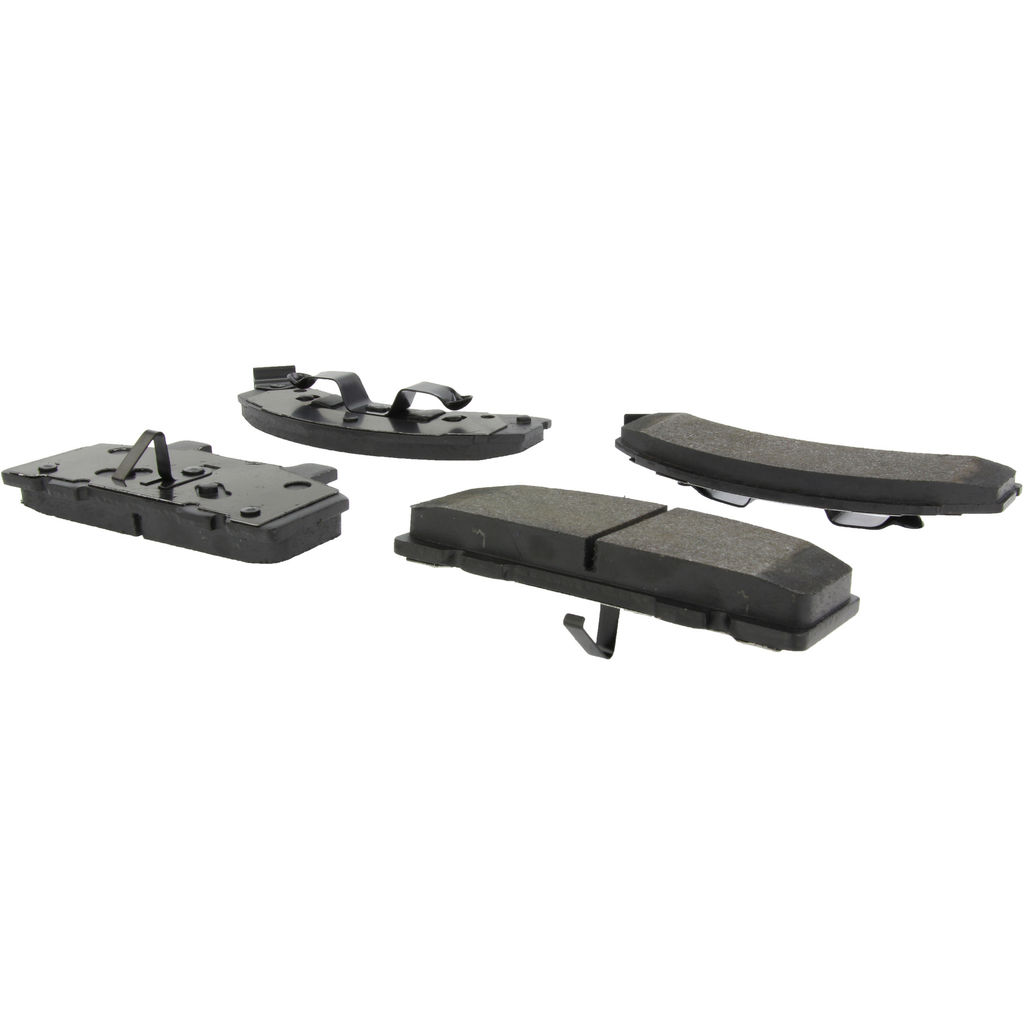 Premium Semi-Metallic Disc Brake Pad, with Shims and Hardware, 2-Wheel Set