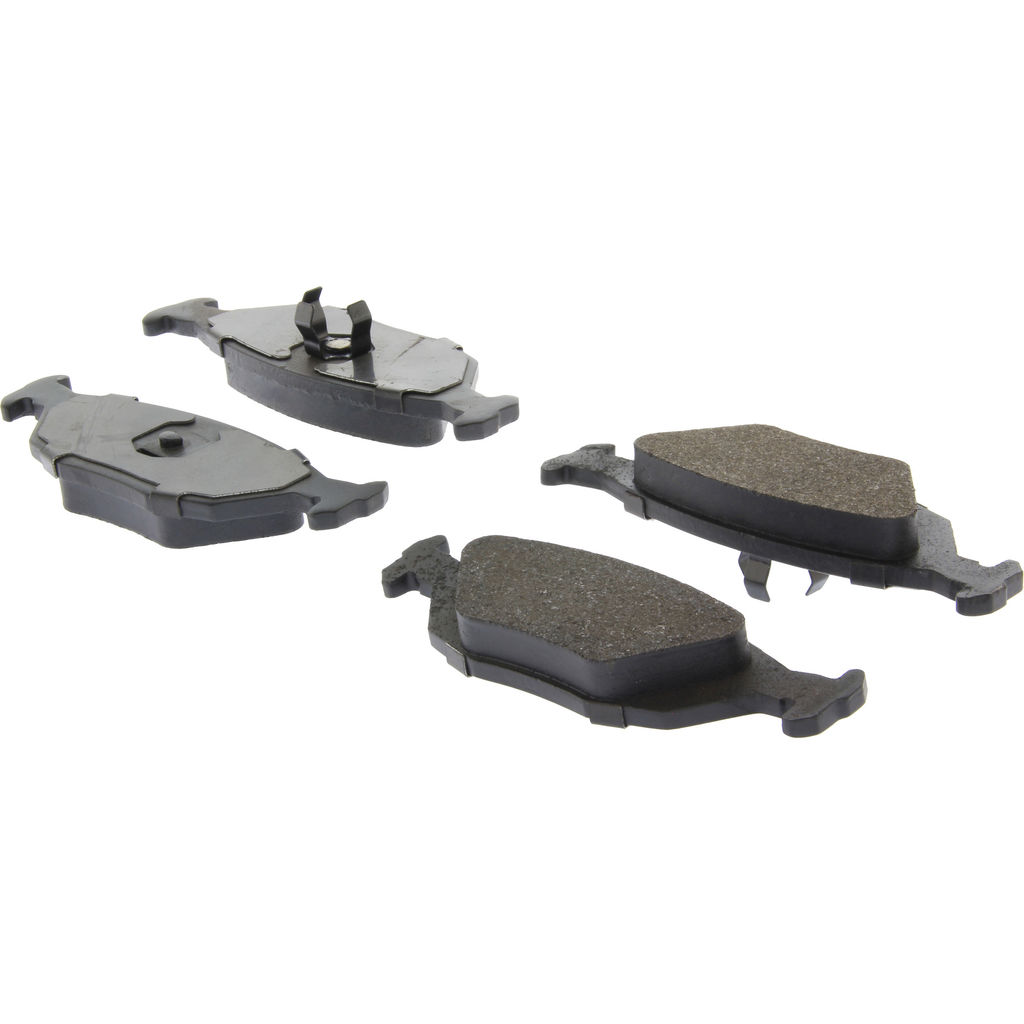Premium Semi-Metallic Disc Brake Pad, with Shims and Hardware, 2-Wheel Set