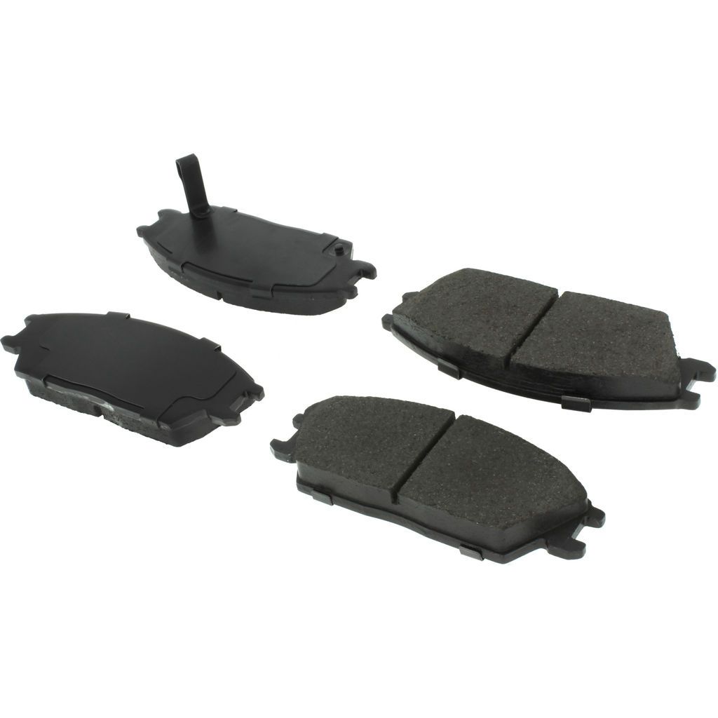 Premium Semi-Metallic Disc Brake Pad, with Shims and Hardware, 2-Wheel Set