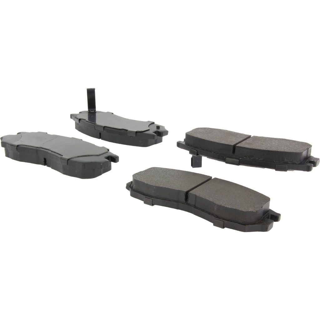 Premium Semi-Metallic Disc Brake Pad, with Shims and Hardware, 2-Wheel Set